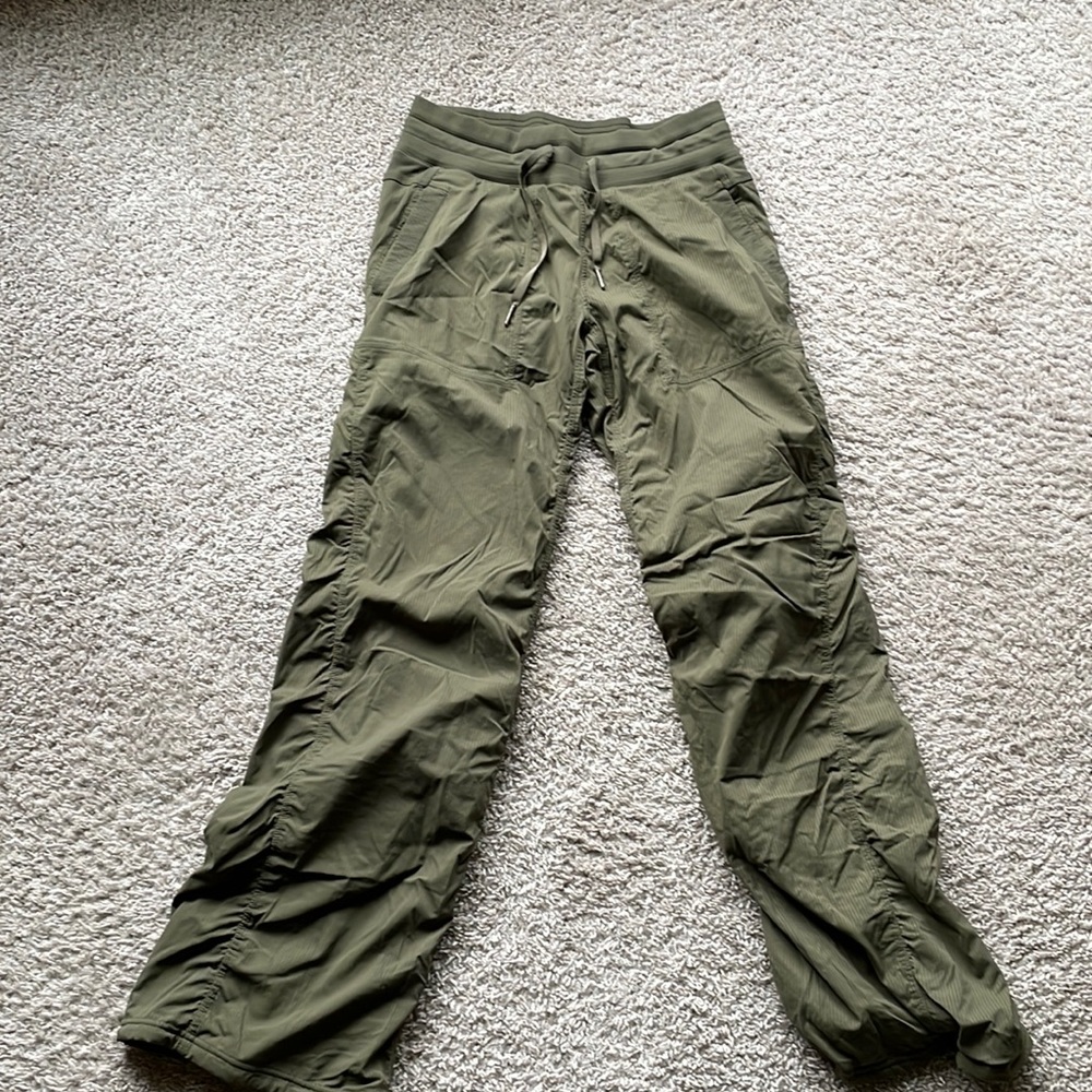 LuluLemon olive green pants